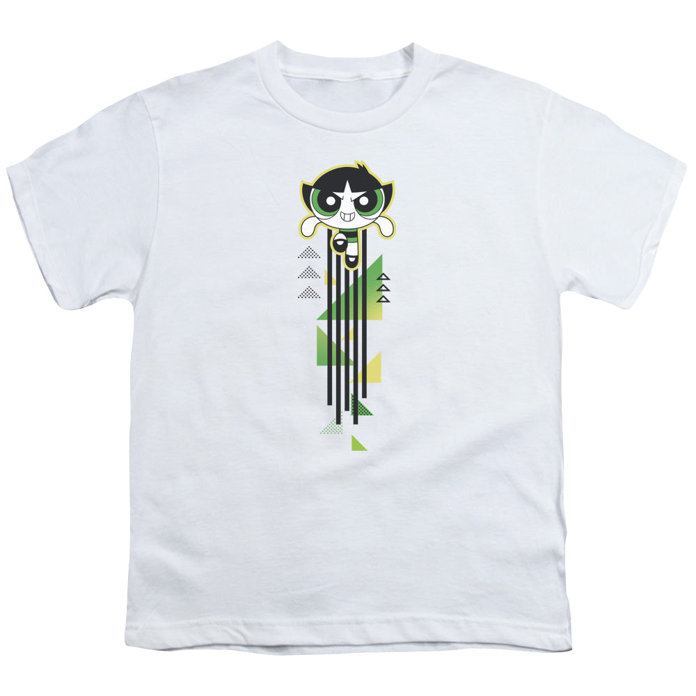 Powerpuff Girls Buttercup Streak Kids Youth T Shirt White Officially Licensed