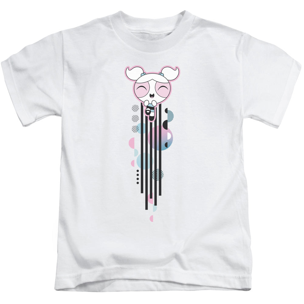 Powerpuff Girls Bubbles Streak Juvenile Kids Youth T Shirt White Officially Licensed