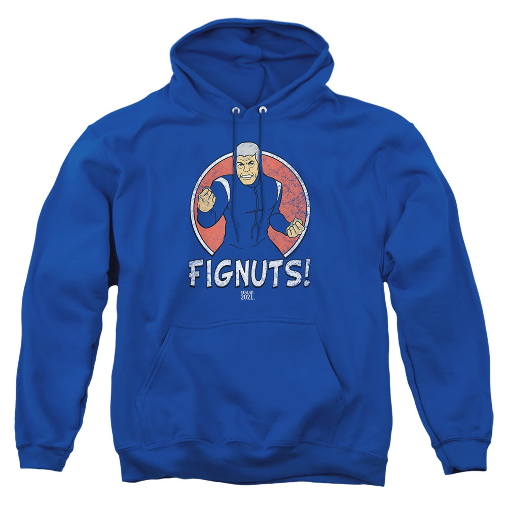 Sealab 2021 Fignuts Mens Hoodie Royal Officially Licensed