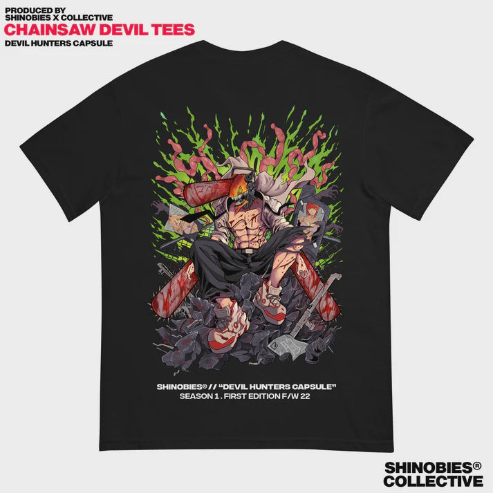 Chainsaw Devil T Shirt
