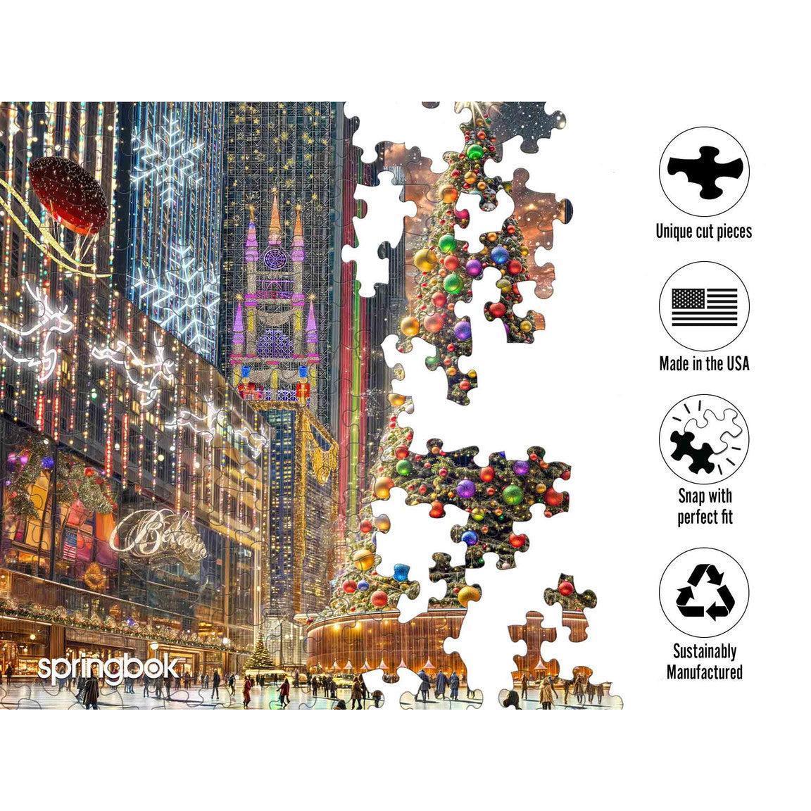 Christmas in the City 1000 Piece Jigsaw Puzzle Springbok
