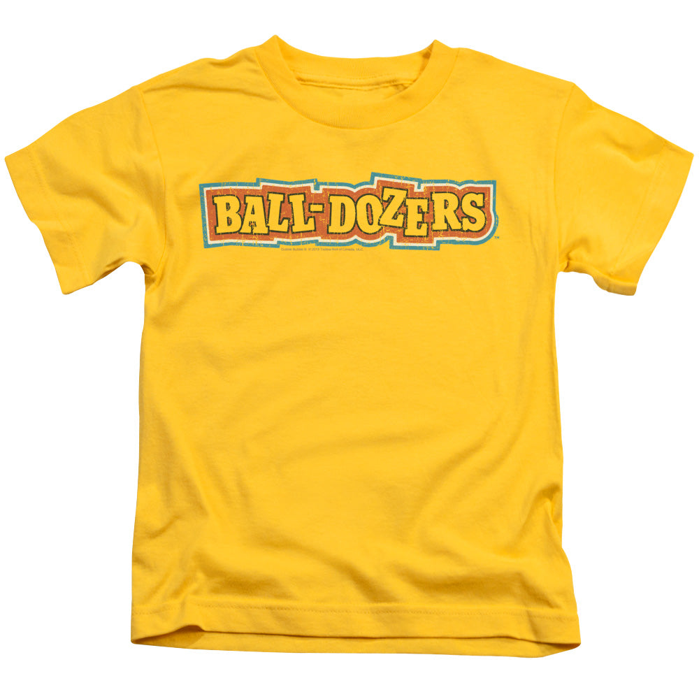 Dubble Bubble Balldozers Juvenile Kids Youth T Shirt Yellow (5 6) Officially Licensed