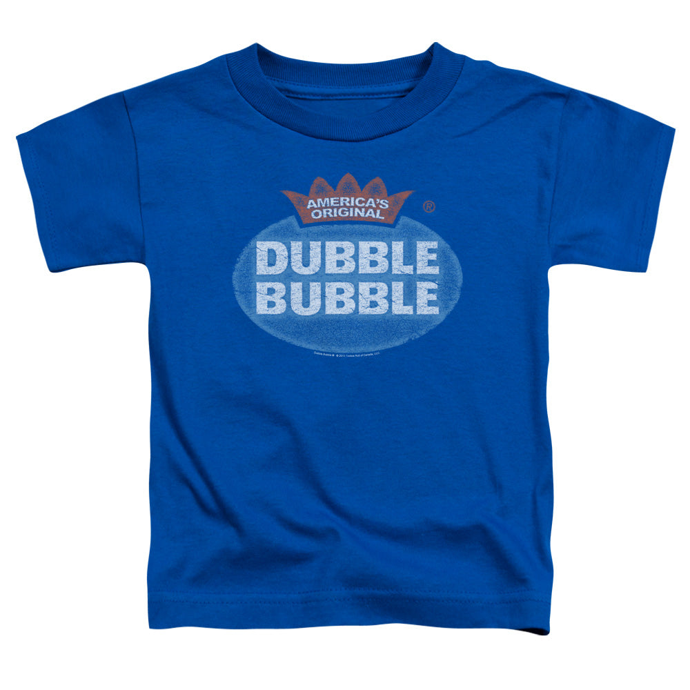 Dubble Bubble Vintage Logo Toddler Kids Youth T Shirt Royal Blue Officially Licensed