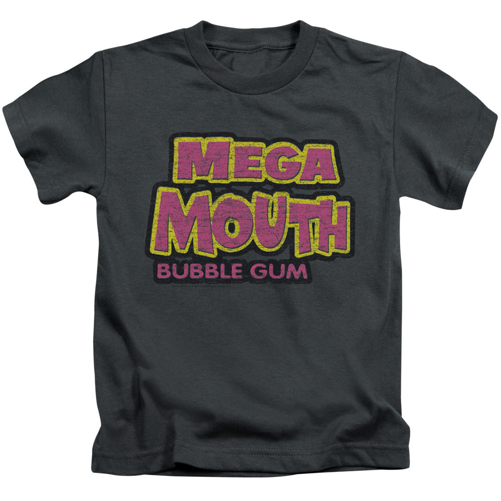 Dubble Bubble Mega Mouth Juvenile Kids Youth T Shirt Charcoal (7) Officially Licensed