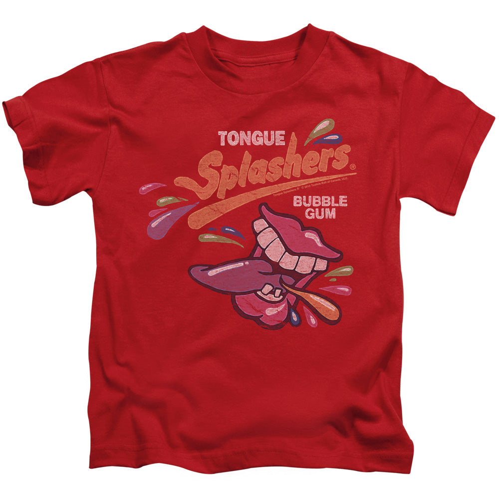 Dubble Bubble Distress Logo Juvenile Kids Youth T Shirt Red (5 6) Officially Licensed