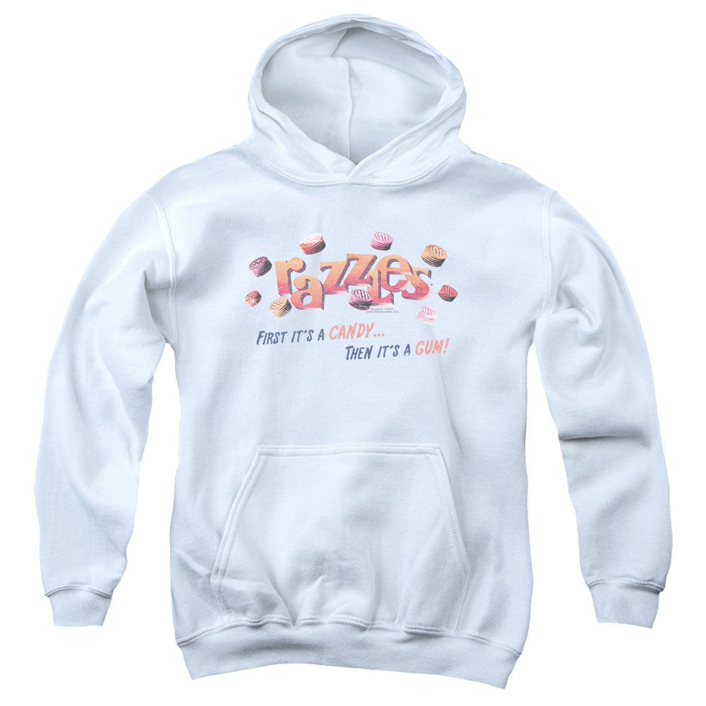 Dubble Bubble a Gum and a Candy Kids Youth Hoodie White Officially Licensed