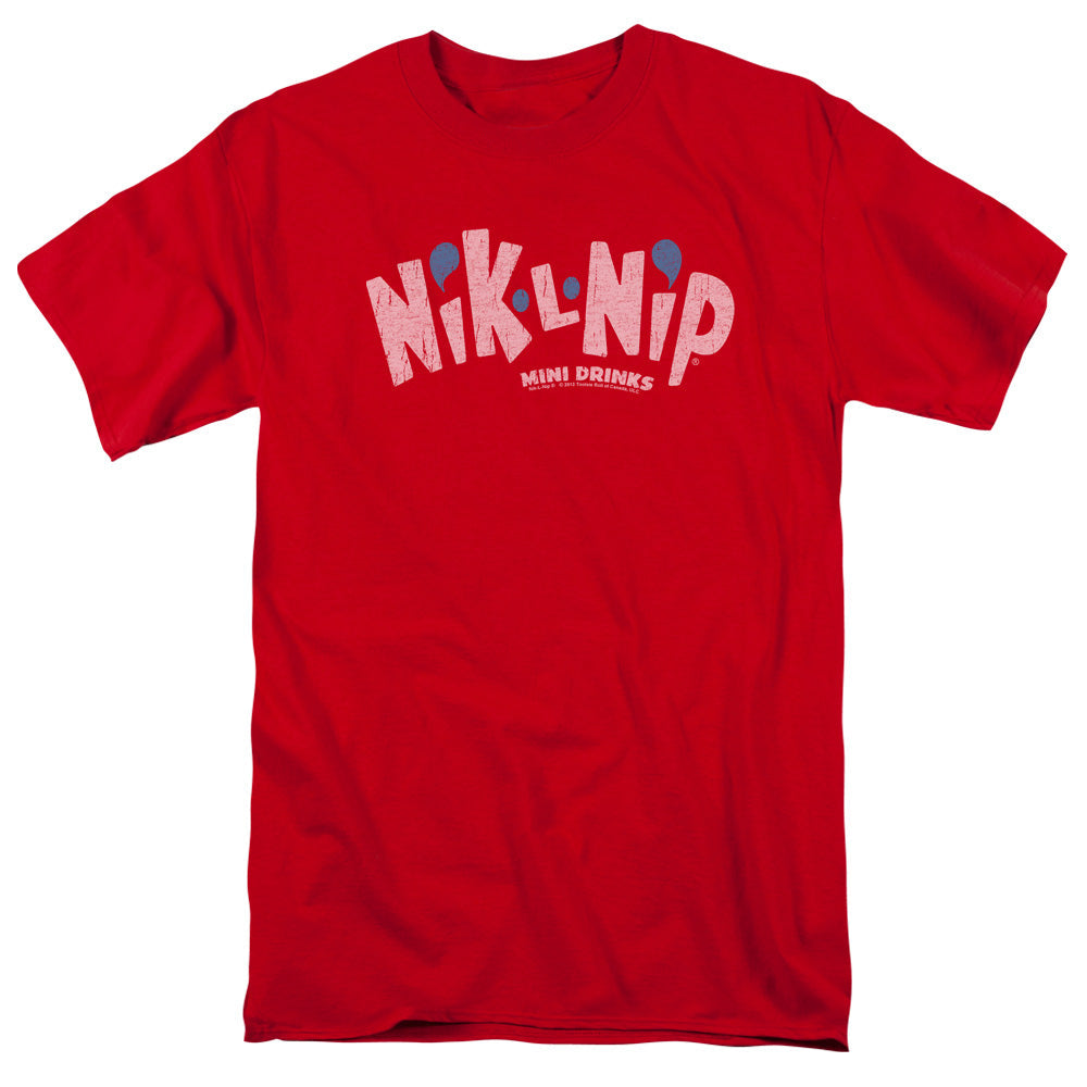 Dubble Bubble Distressed Logo Mens T Shirt Red Officially Licensed