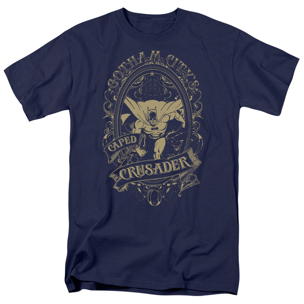 Dc Gotham Crusader Mens T Shirt Navy Officially Licensed