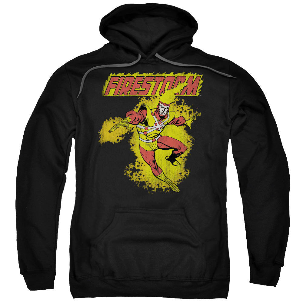 DC Comics Firestorm Mens Hoodie Black Officially Licensed