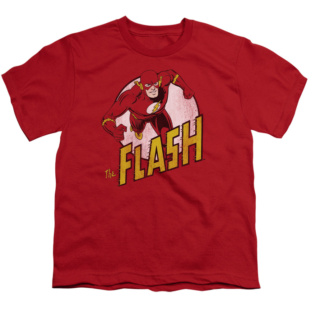 DC Comics Flash the Flash Kids Youth T Shirt Red Officially Licensed