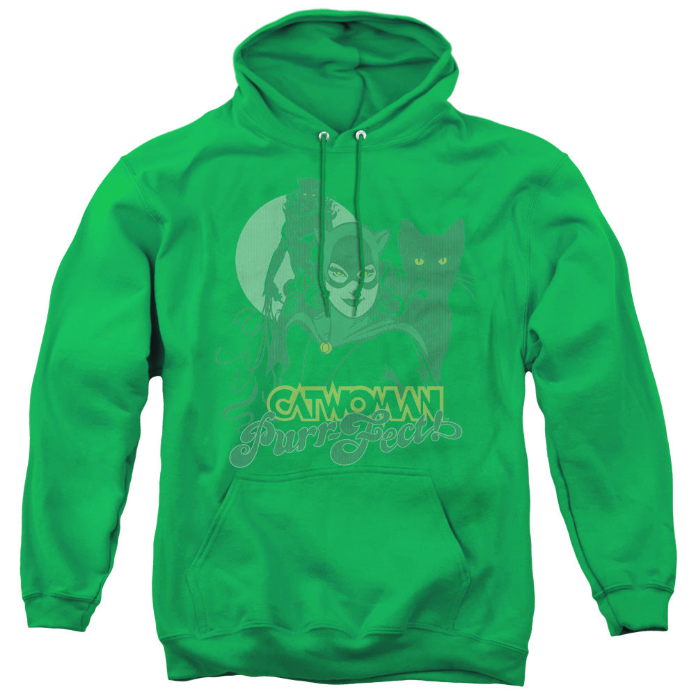 DC Comics Perrfect! Mens Hoodie Kelly Green Officially Licensed