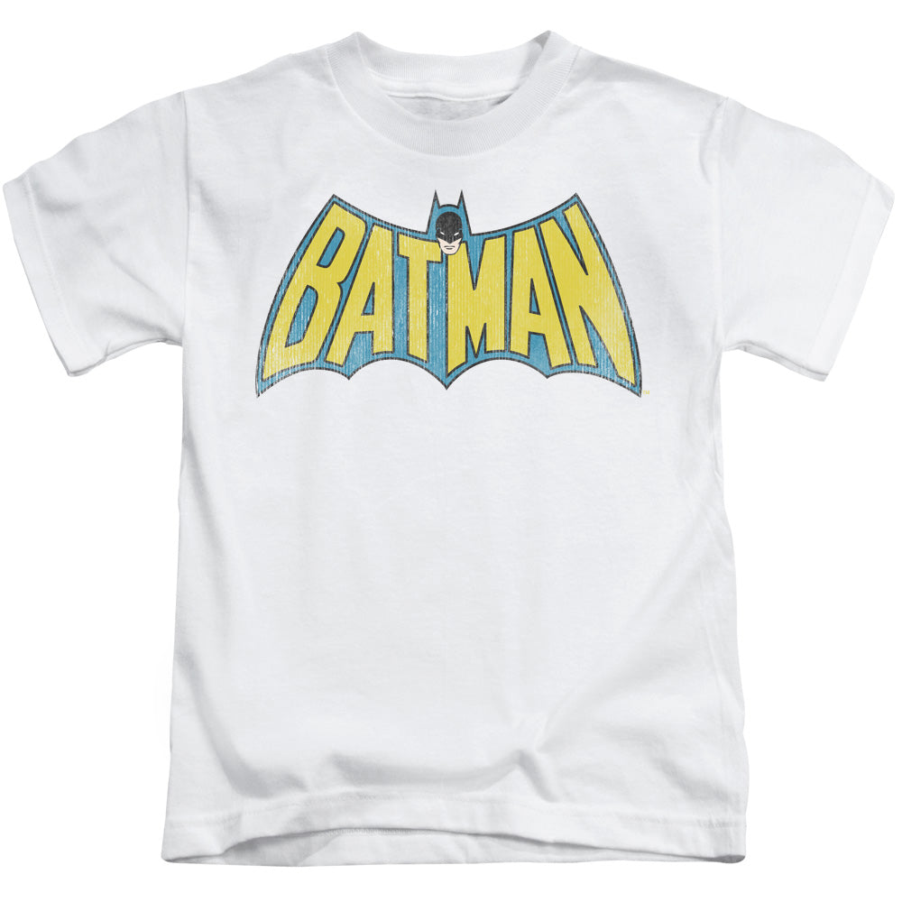 DC Comics Classic Batman Logo Juvenile Kids Youth T Shirt White Officially Licensed