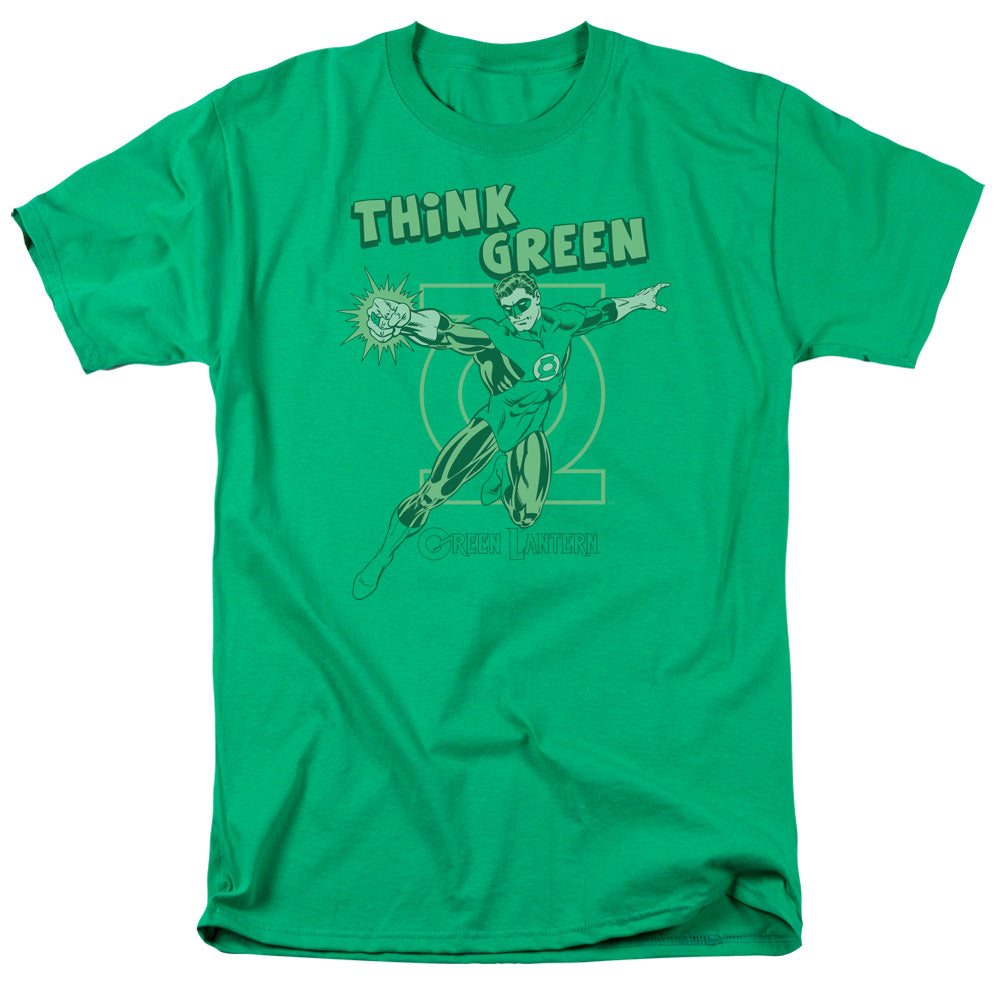 DC Comics Think Green Mens T Shirt Kelly Green Officially Licensed