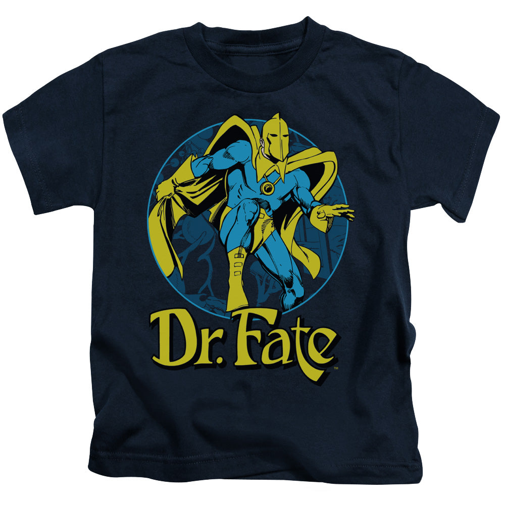 DC Comics Dr Fate Ankh Juvenile Kids Youth T Shirt Navy Blue Officially Licensed