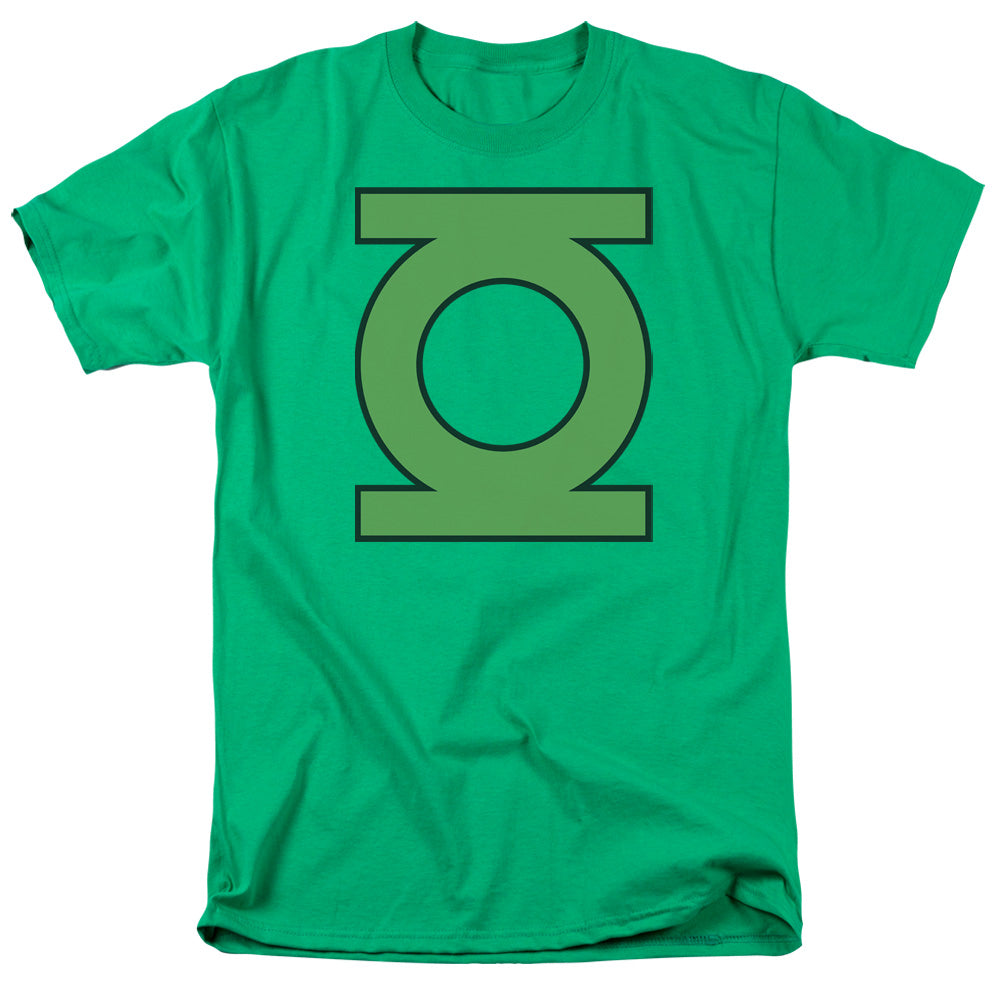 DC Comics Gl Emblem Mens T Shirt Kelly Green Officially Licensed