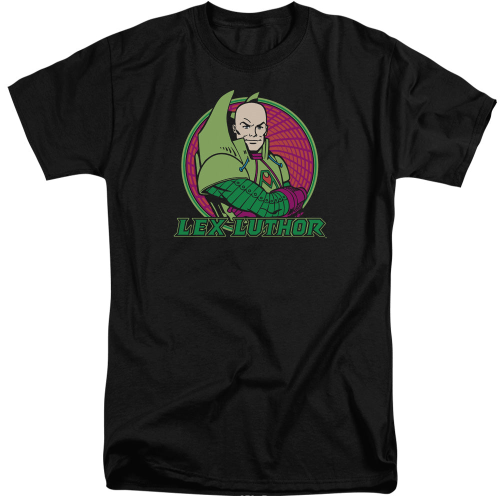 DC Comics Lex Luthor Mens Tall T Shirt Adult Tall Black Officially Licensed