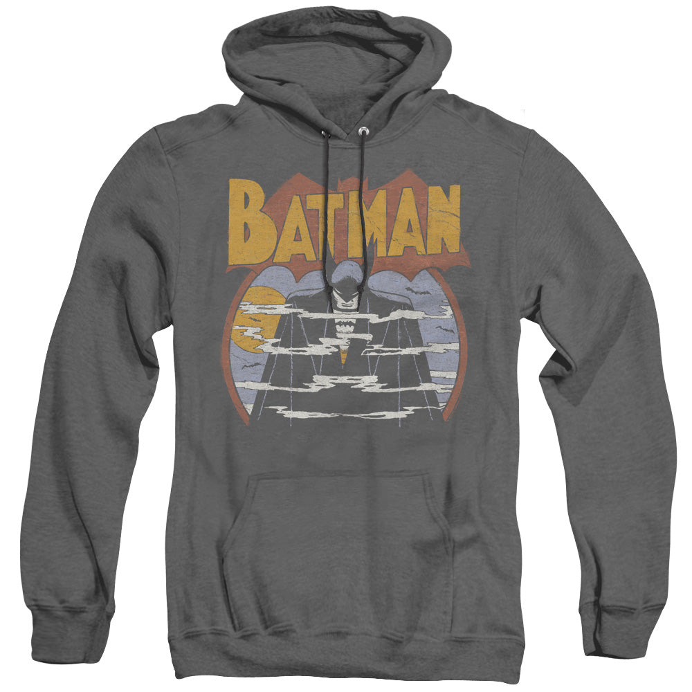 DC Comics Foggy Heather Mens Hoodie Black Officially Licensed