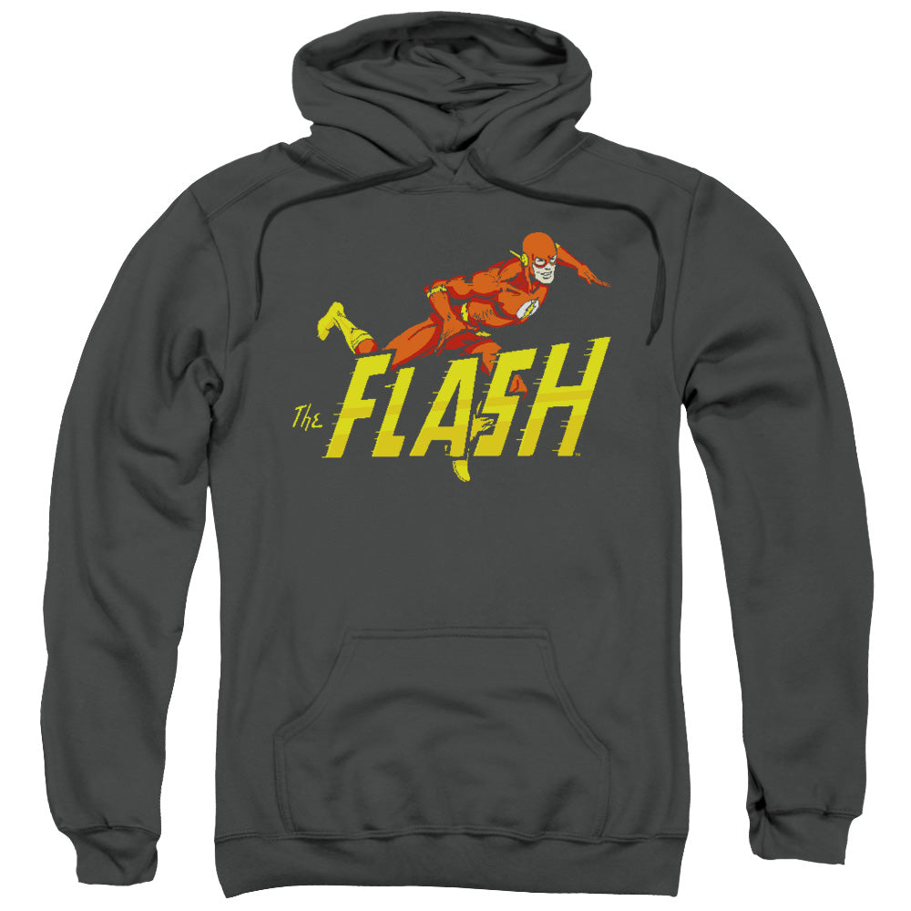 DC Comics Flash 8 Bit Flash Mens Hoodie Black Officially Licensed