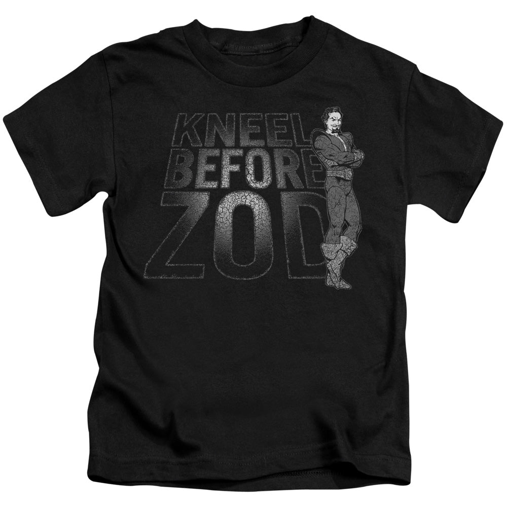 DC Comics Kneel Zod Juvenile Kids Youth T Shirt Black Officially Licensed