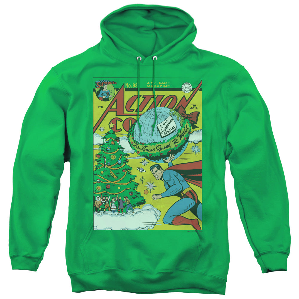 DC Comics Cover No. 93 Mens Hoodie Kelly Green Officially Licensed