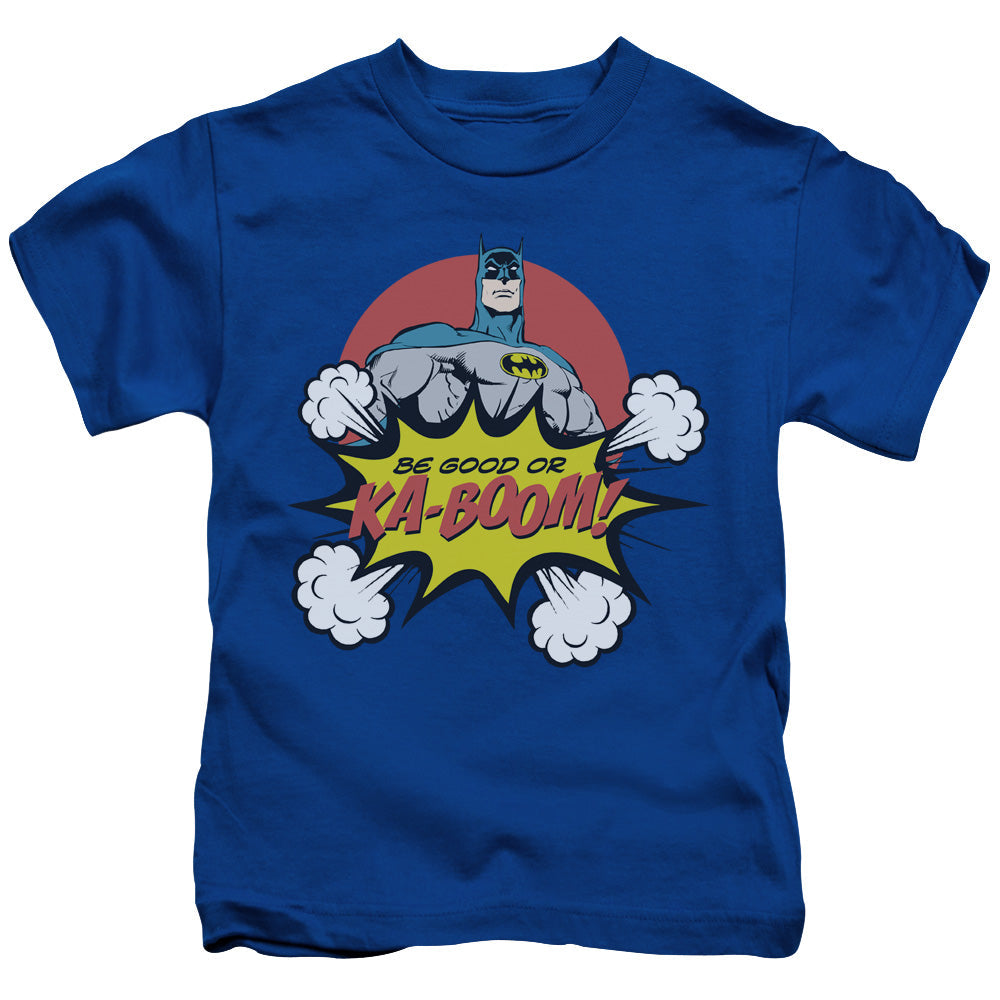 DC Comics Kaboom Juvenile Kids Youth T Shirt Royal Blue Officially Licensed