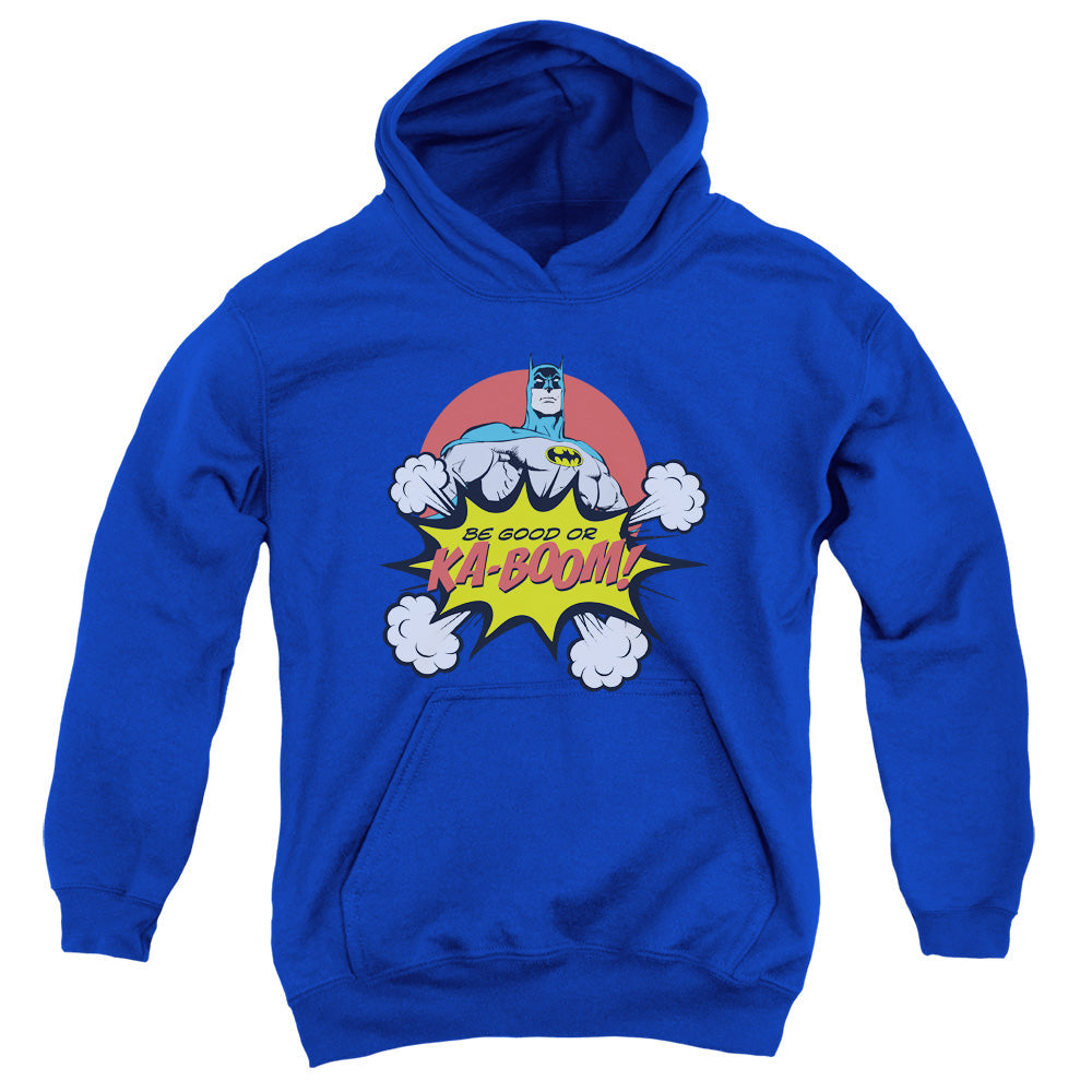 DC Comics Kaboom Kids Youth Hoodie Royal Officially Licensed
