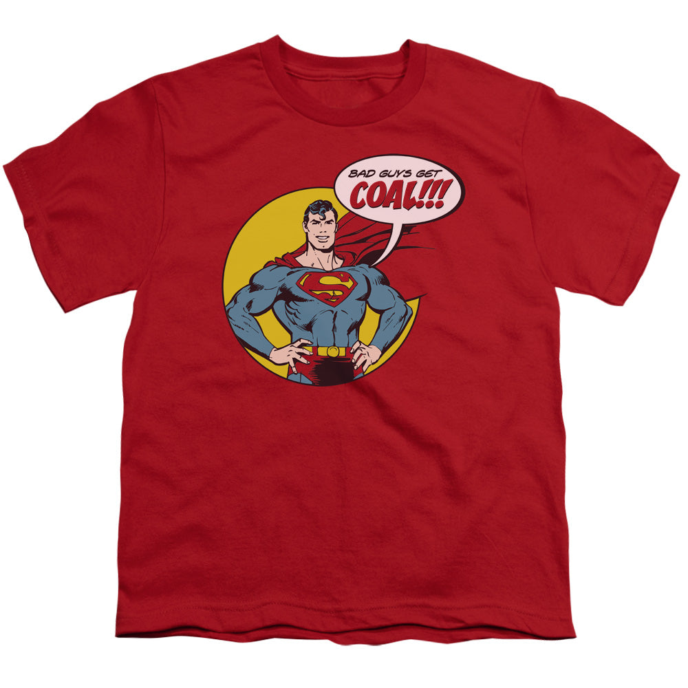 DC Comics Coal Kids Youth T Shirt Red Officially Licensed