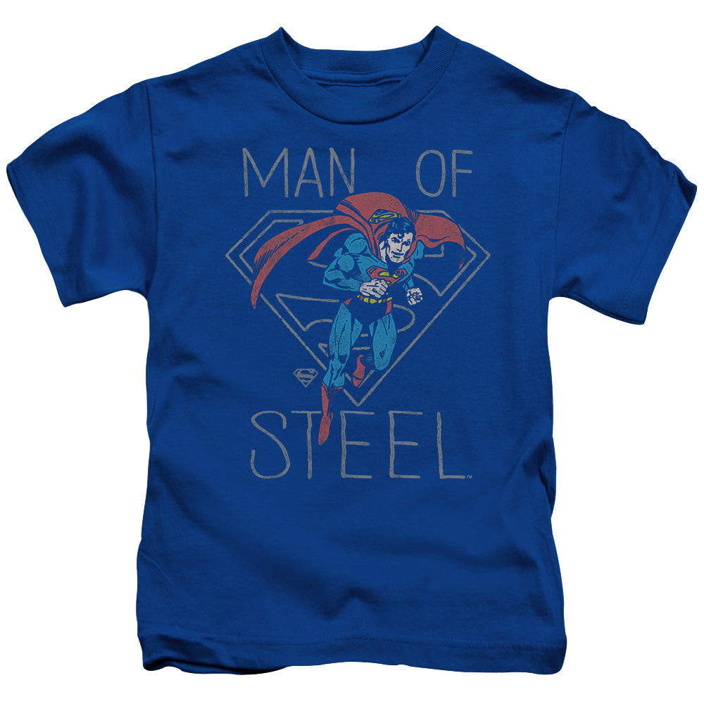 DC Comics Hardened Heart Juvenile Kids Youth T Shirt Royal Blue Officially Licensed