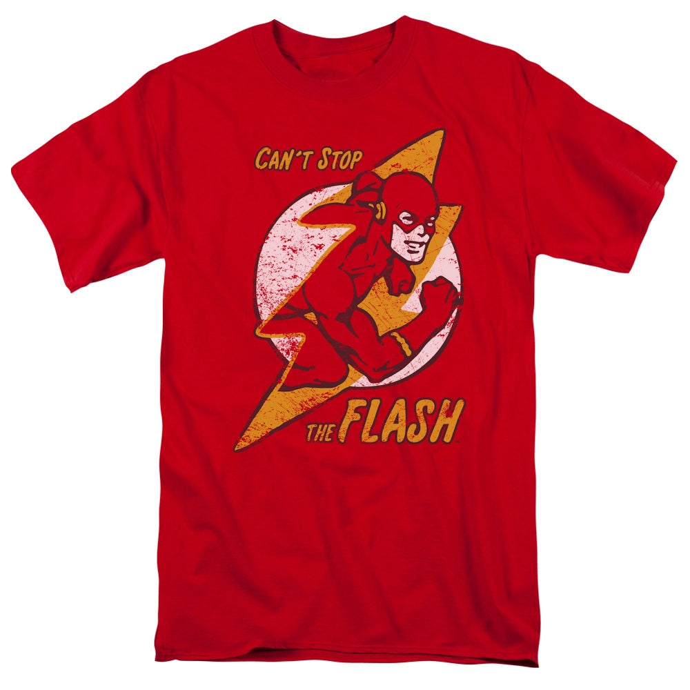 DC Comics Flash Flash Bolt Mens T Shirt Red Officially Licensed