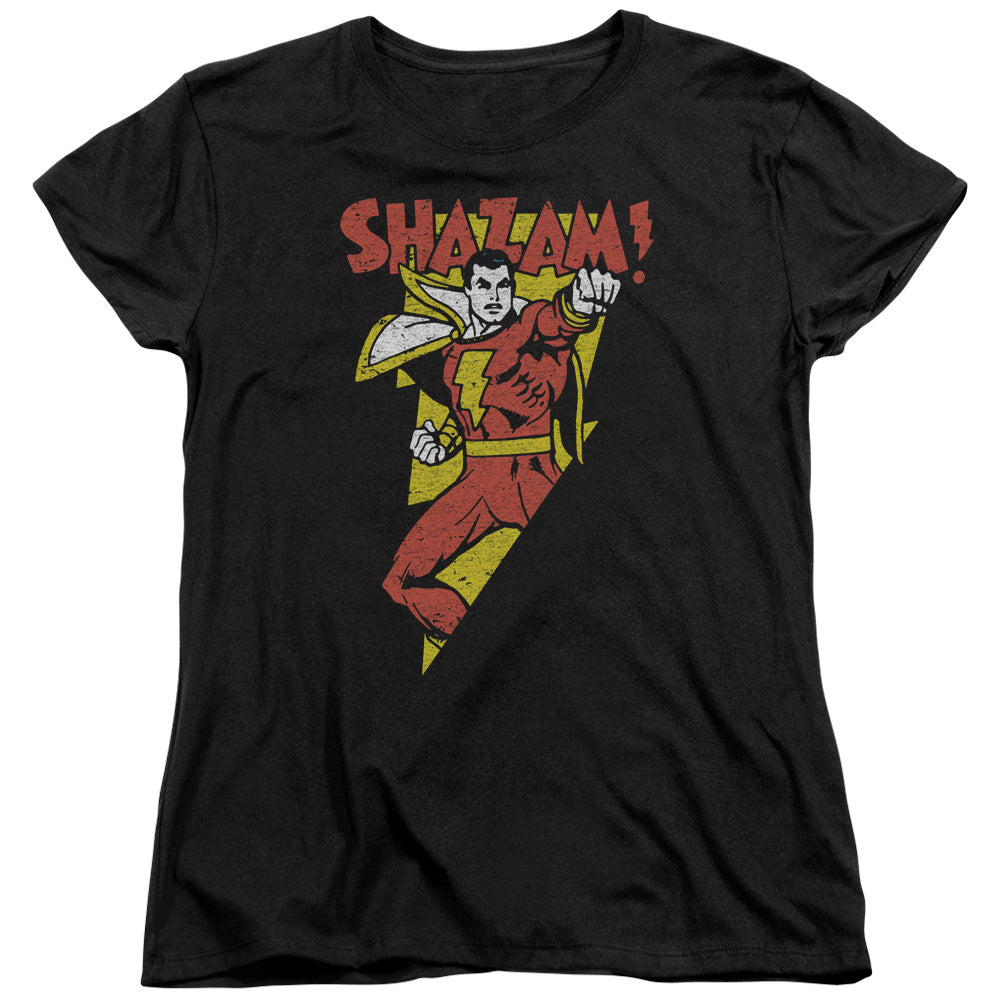 DC Comics in Bolt Womens T Shirt Black Officially Licensed