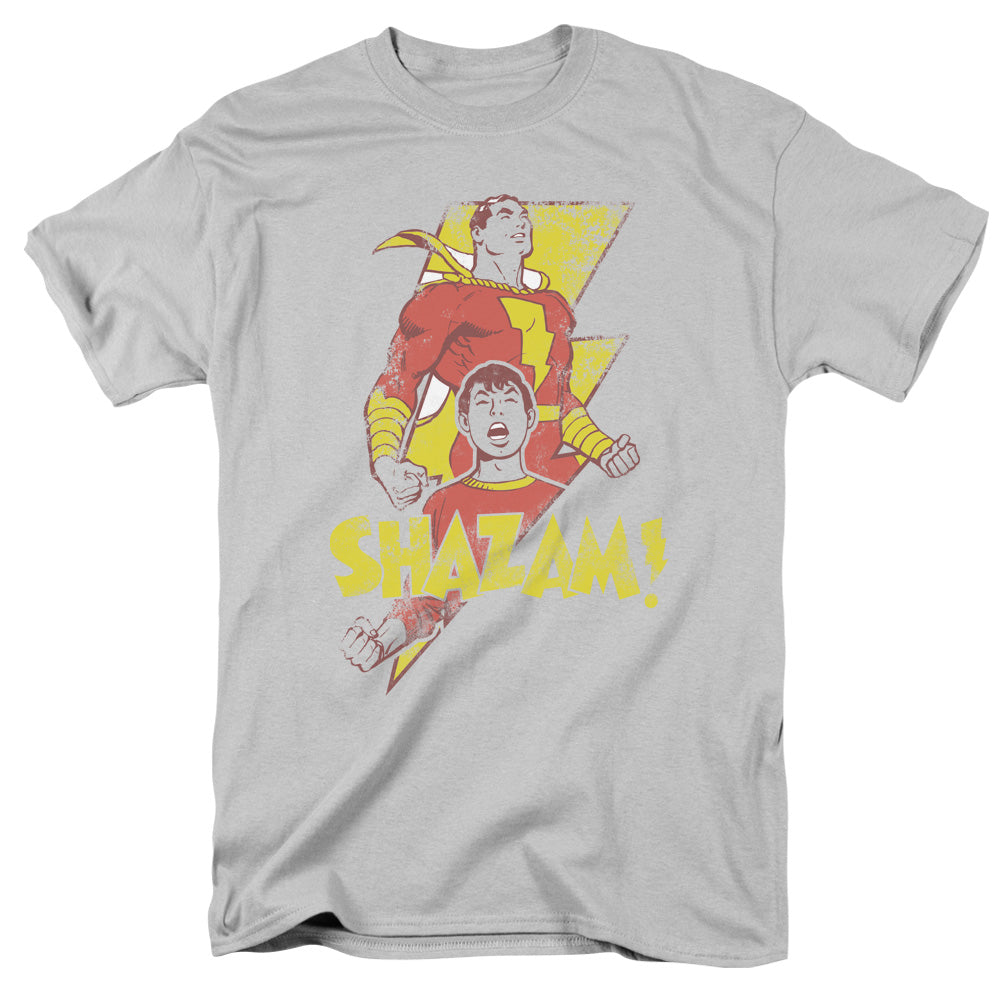 DC Comics Transformation Mens T Shirt Silver Officially Licensed