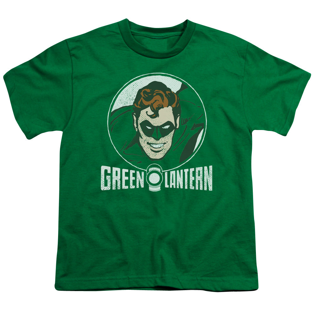 DC Comics Lantern Circle Kids Youth T Shirt Kelly Green Officially Licensed