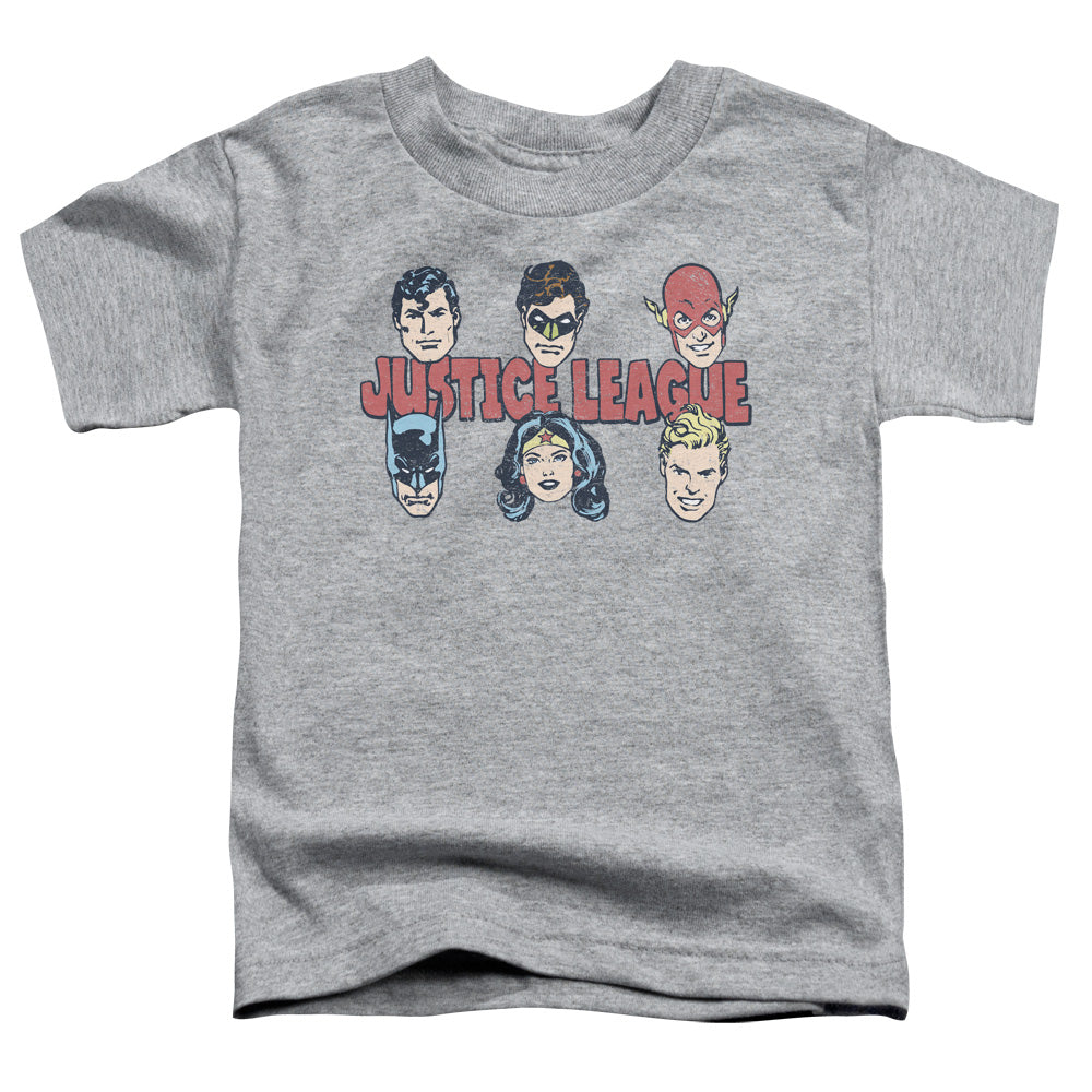 DC Comics Justice Lineup Toddler Kids Youth T Shirt Athletic Heather Officially Licensed