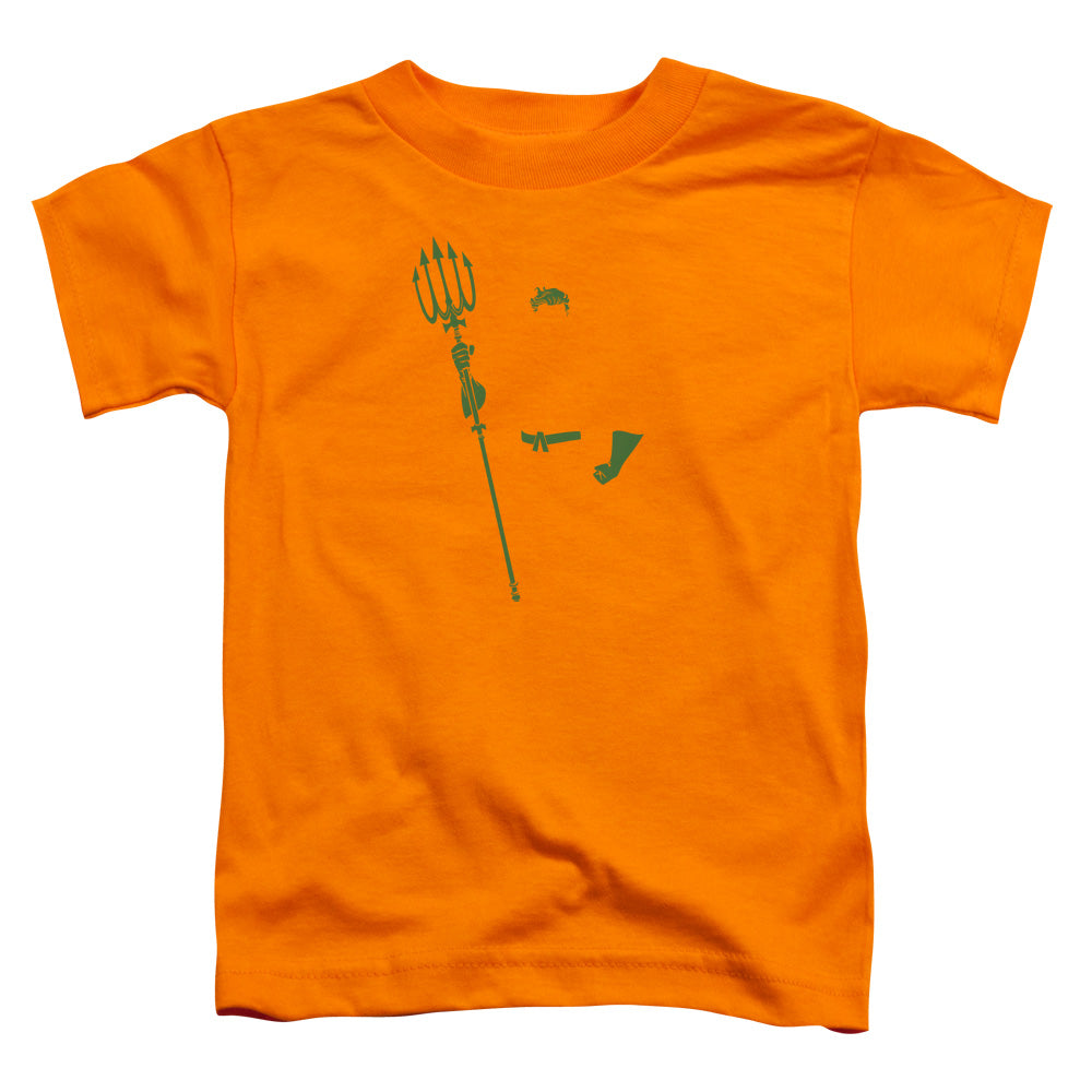 DC Comics Aqua Min Toddler Kids Youth T Shirt Orange Officially Licensed