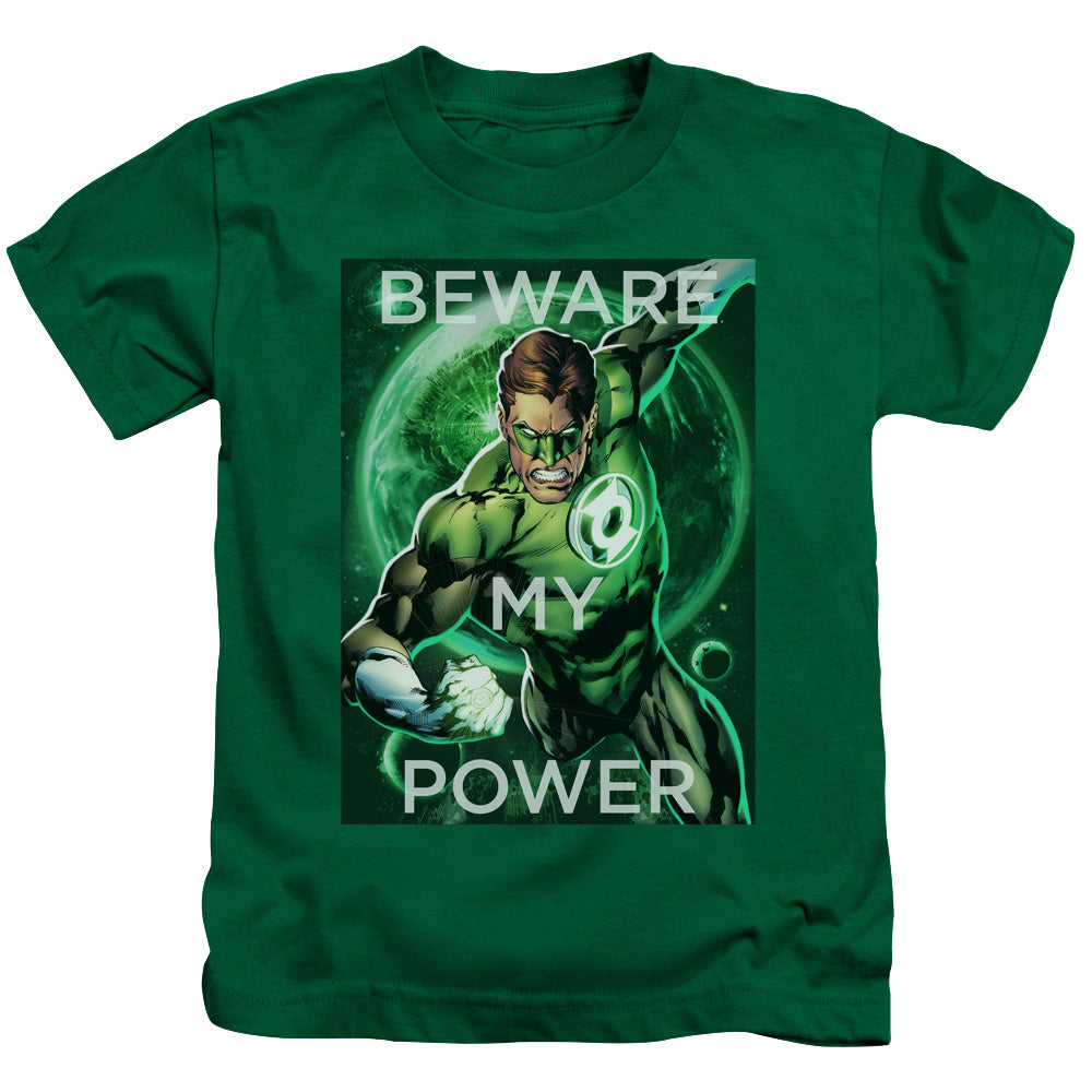 DC Comics Power Juvenile Kids Youth T Shirt Kelly Green Officially Licensed