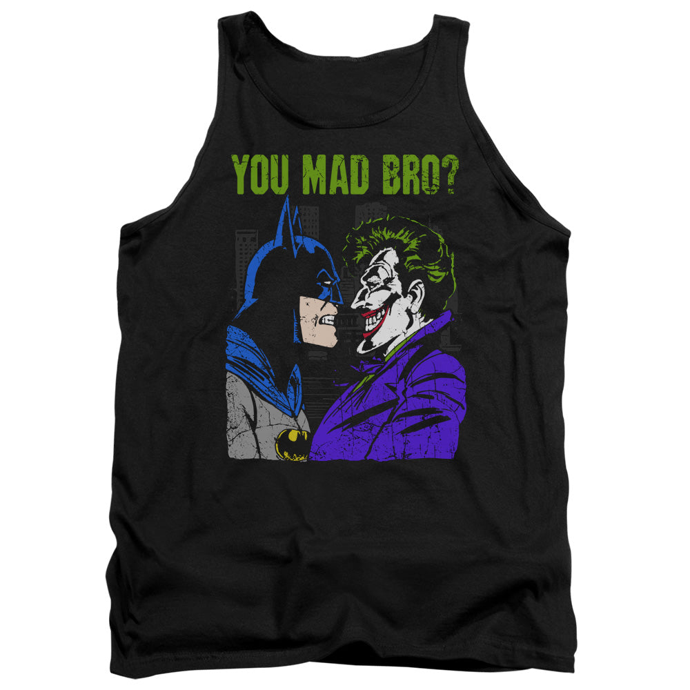 DC Comics Mad Bro Mens Tank Top Shirt Black Officially Licensed