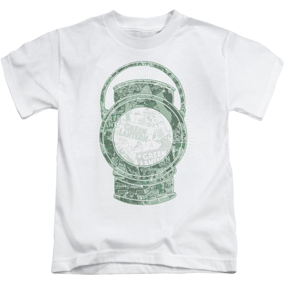 DC Comics Lantern Cover Juvenile Kids Youth T Shirt White Officially Licensed