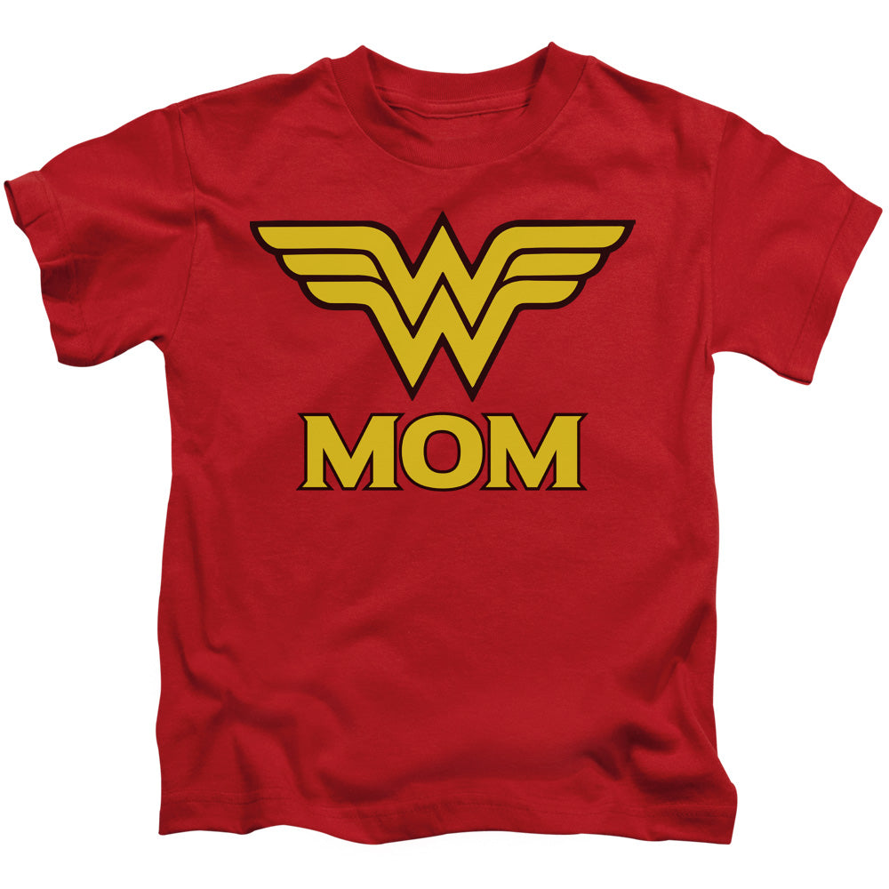 DC Comics Wonder Mom Juvenile Kids Youth T Shirt Red Officially Licensed