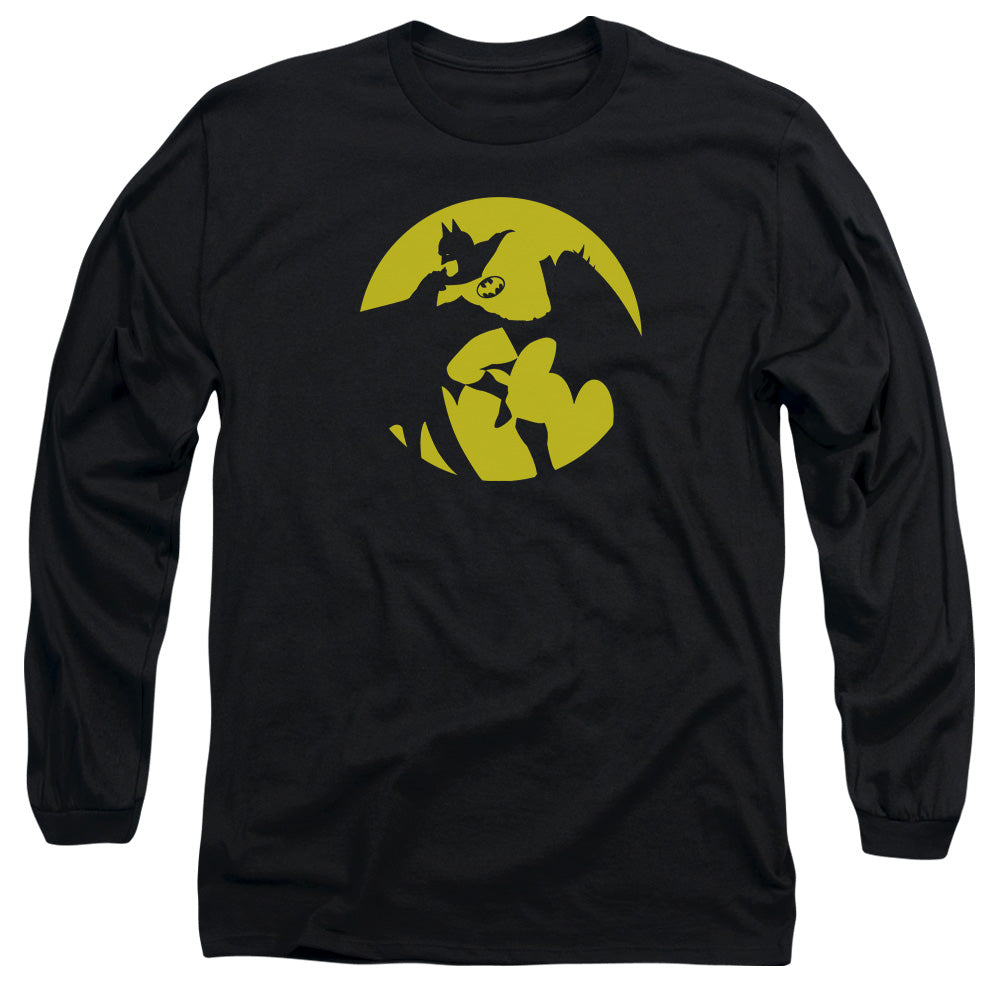 DC Comics Batman Spotlight Mens Long Sleeve Shirt Black Officially Licensed
