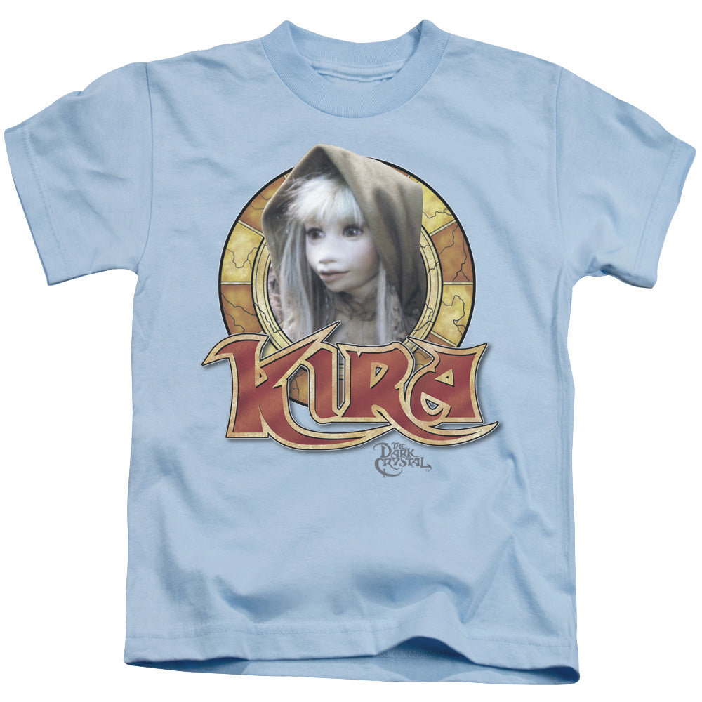 The Dark Crystal Kira Circle Juvenile Kids Youth T Shirt Light Blue Officially Licensed