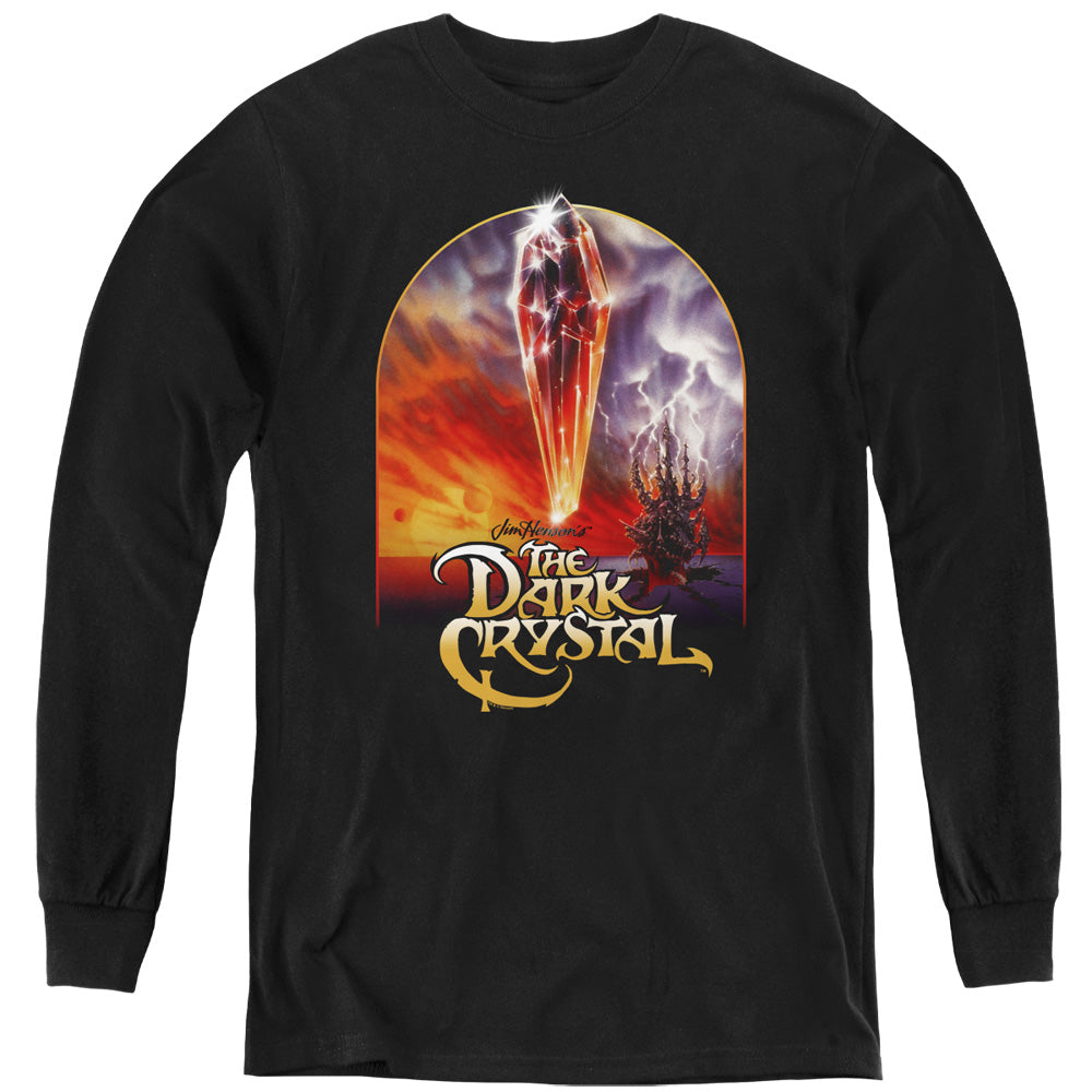 Dark Crystal Crystal Poster Youth Long Sleeve Black Officially Licensed
