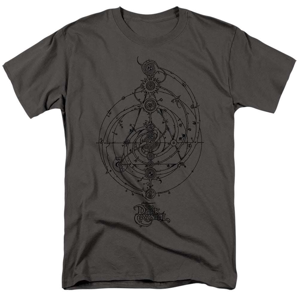 Dark Crystal Dream Spiral Mens T Shirt Charcoal Officially Licensed