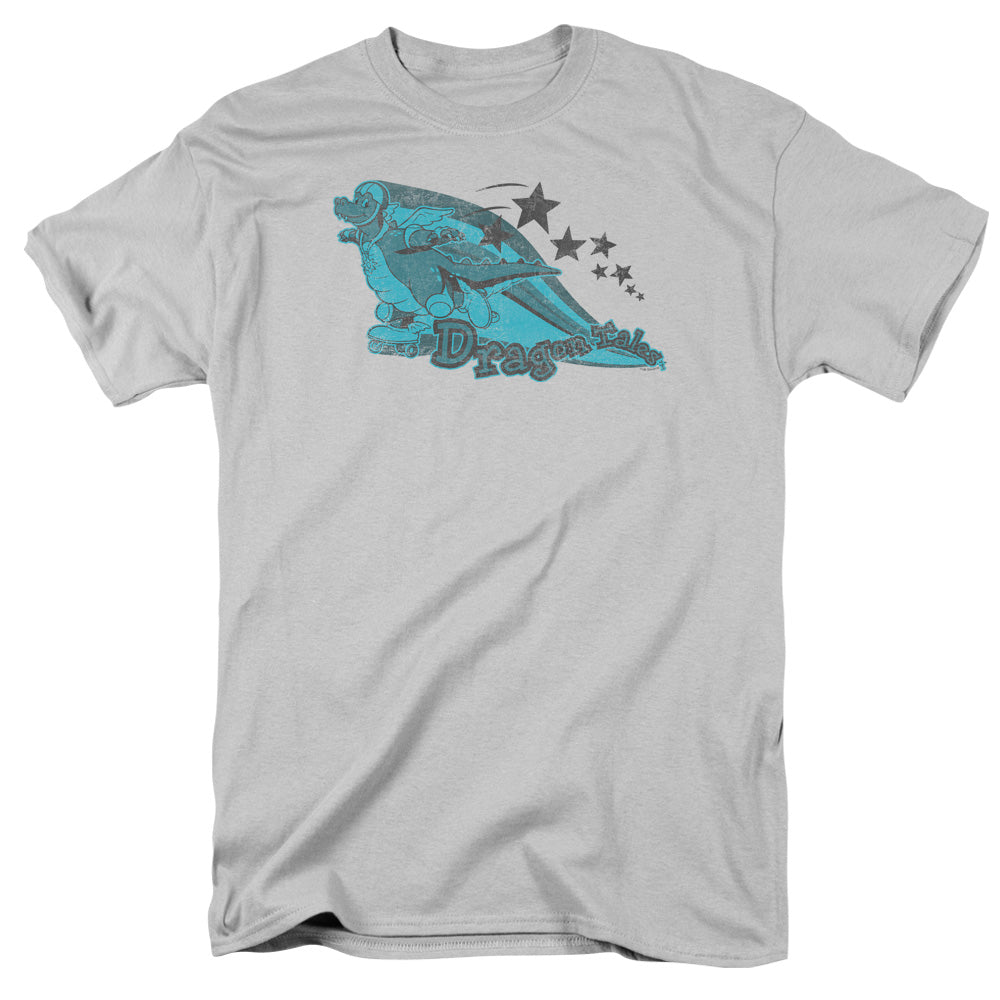 Dragon Tales Ord Skates Mens T Shirt Silver Officially Licensed
