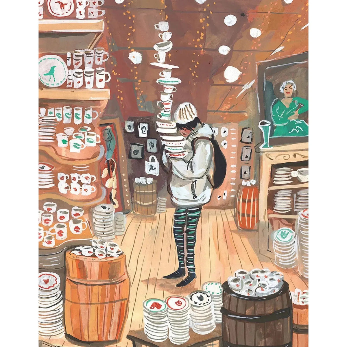 Dish Store 100 Piece Mini Jigsaw Puzzle NYPC
