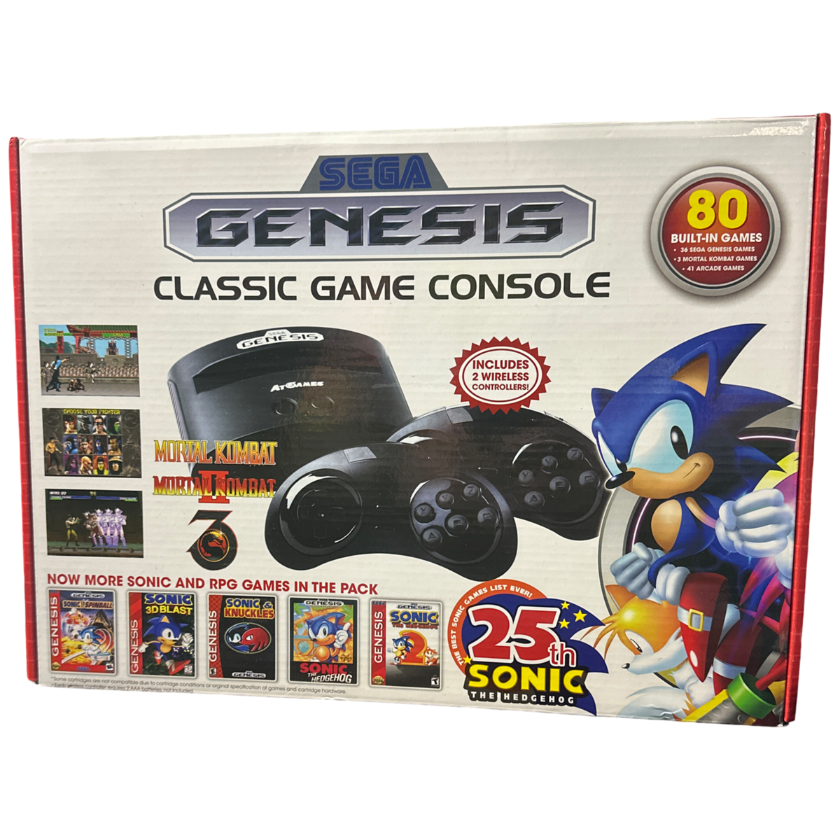 Genesis Classic Game Console 80 Built in Games