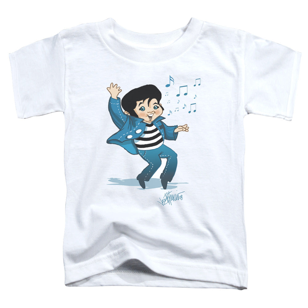 Elvis Presley Lil Jailbird Toddler Kids Youth T Shirt White Officially Licensed