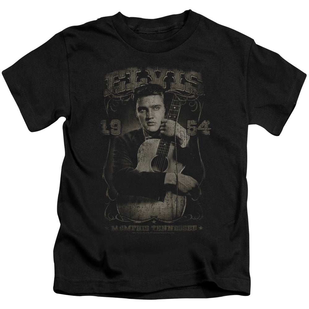 Elvis Presley 1954 Juvenile Kids Youth T Shirt Black Officially Licensed