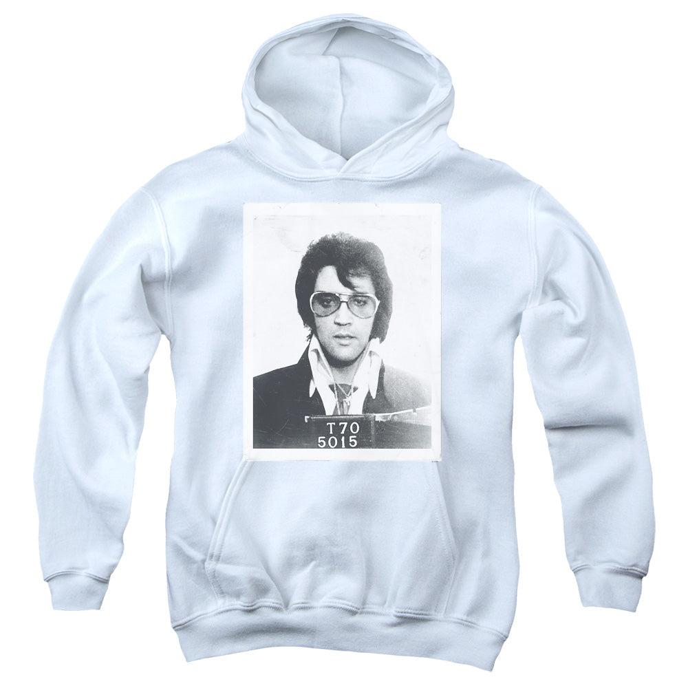 Elvis Presley Framed Kids Youth Hoodie White Officially Licensed