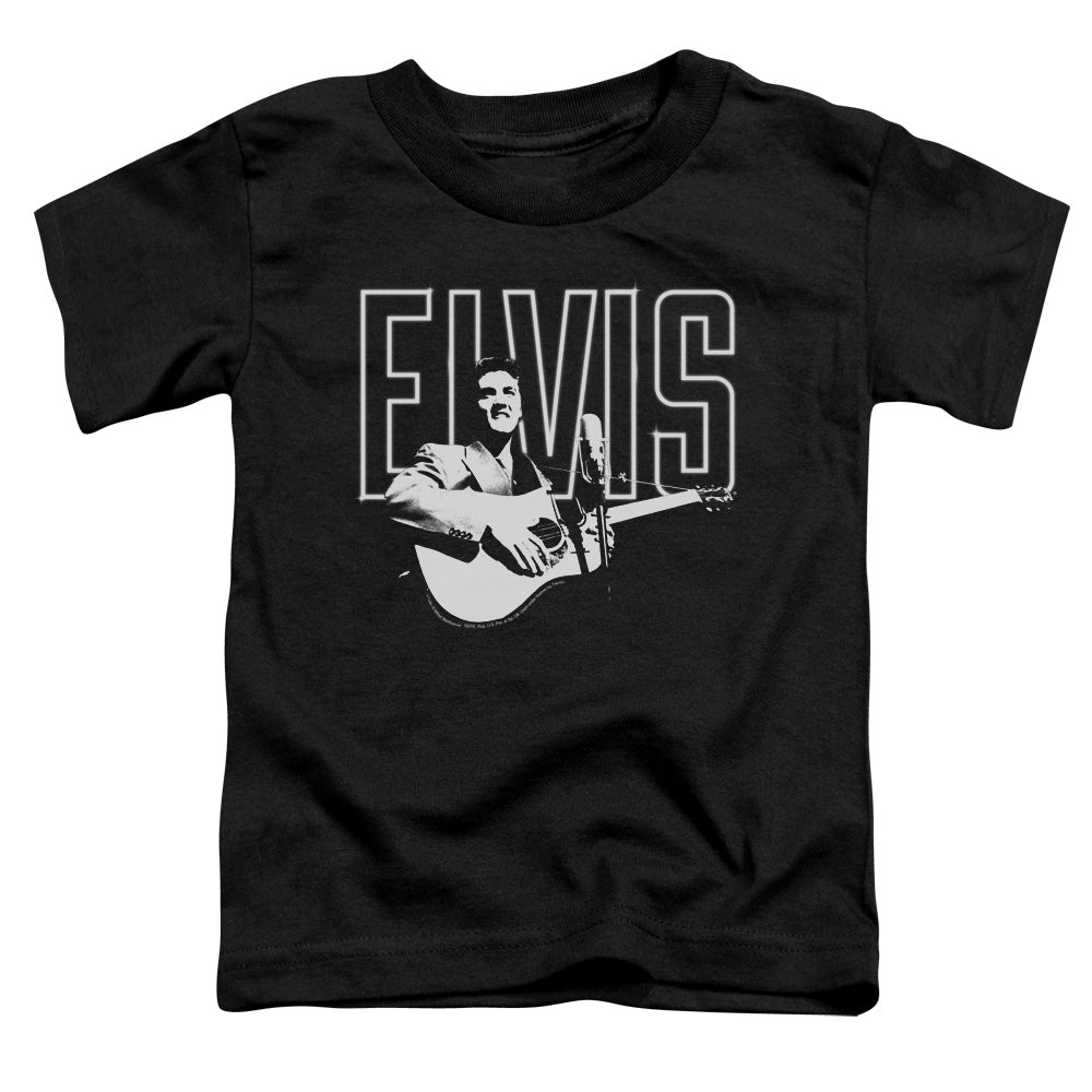 Elvis Presley White Glow Toddler Kids Youth T Shirt Black Officially Licensed