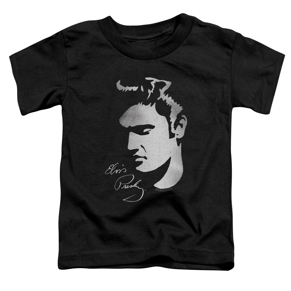 Elvis Presley Simple Face Toddler Kids Youth T Shirt Black Officially Licensed